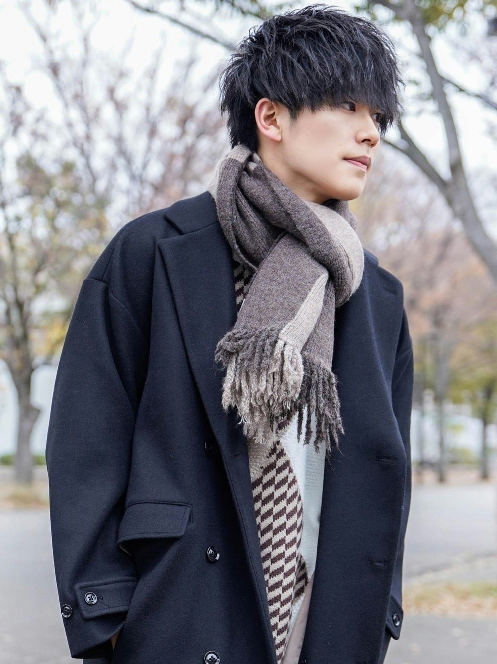 送料無料 コート メンズ アウター マフラー 冬 チェック おしゃれ 代 30代 40代 50代 メンズスタイル Menz Style 大きいサイズ 81 以上節約