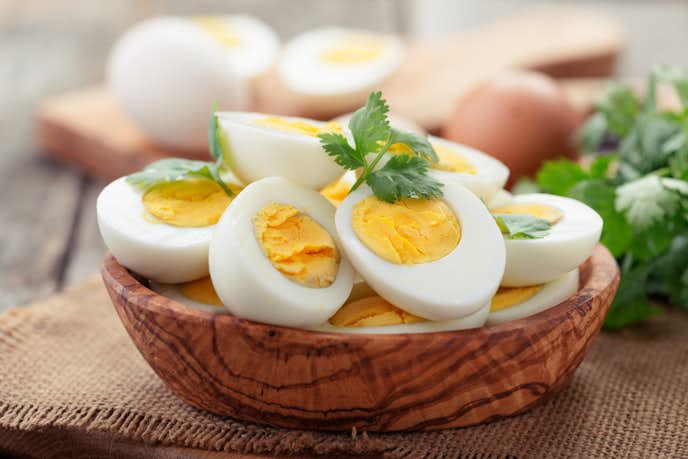 ダイエット中の朝ごはんにおすすめな腹持ちの良い食べ物のゆで卵