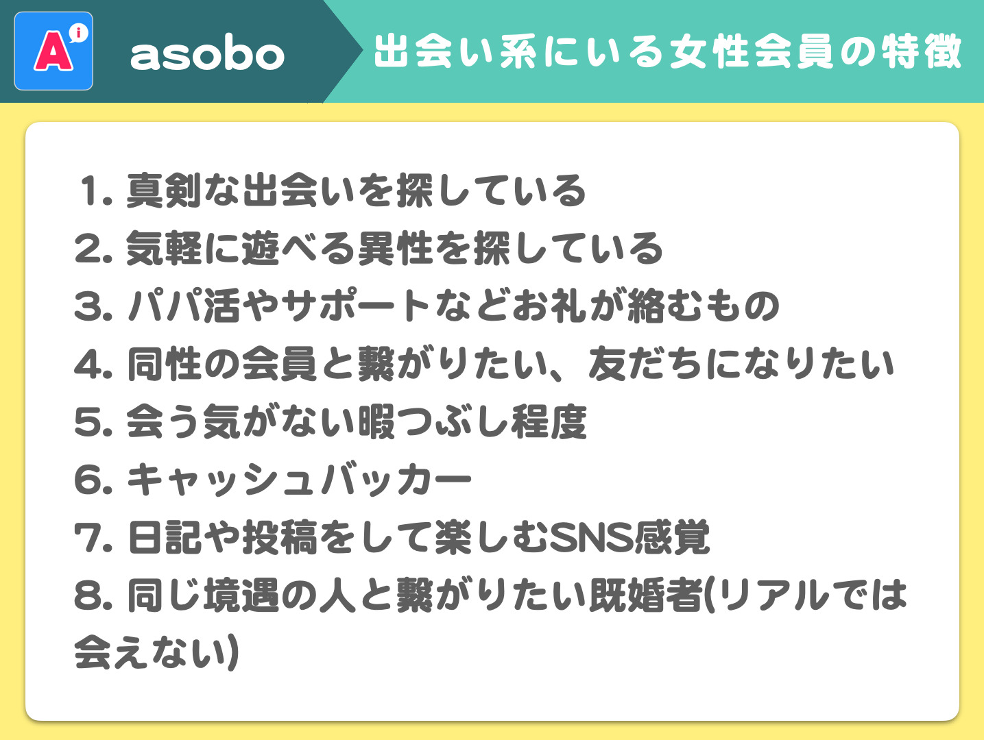 Asobo アソボ の口コミ評判は 悪評も含めて出会い系の実態を調査 Smartlog