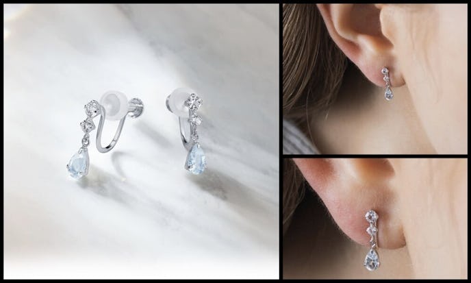彼女のクリスマスプレゼントにヨンドシーのK10ホワイトイヤリング