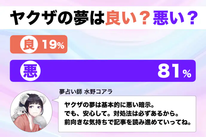【夢占い】ヤクザの夢の意味|状況別にスピリチュアル的な暗示を診断!