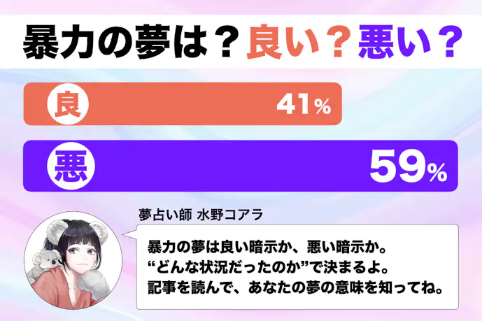 【夢占い】暴力の夢の意味|状況別にスピリチュアル的な暗示を診断!