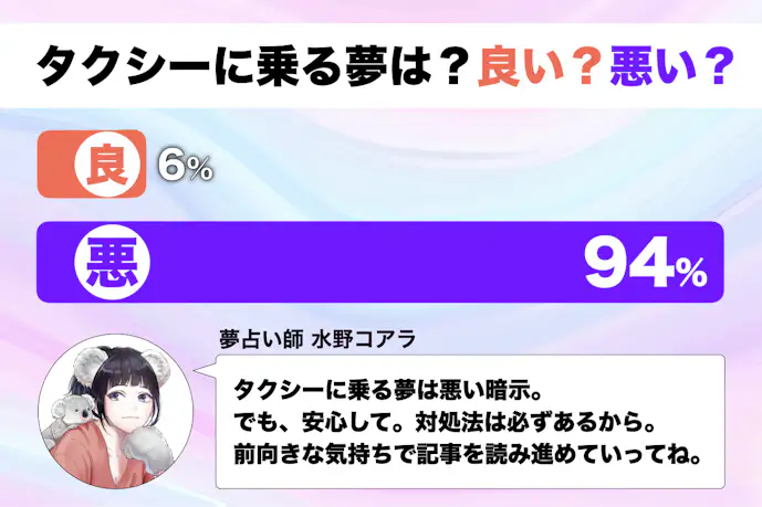 【夢占い】タクシーに乗る夢の意味｜状況別にスピリチュアル的な暗示を診断！      