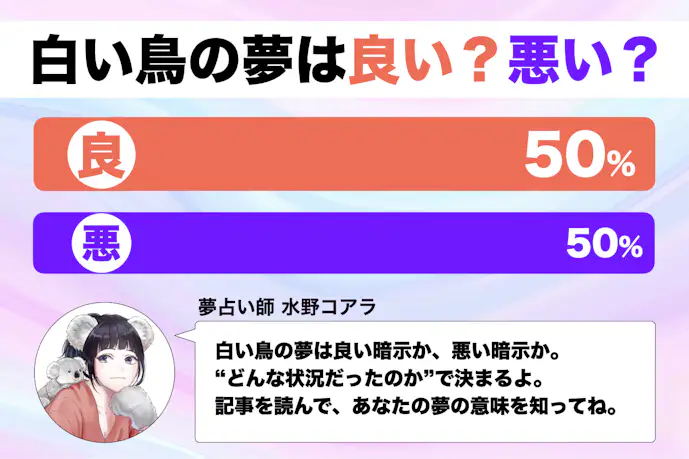 【夢占い】白い鳥の夢の意味｜状況別にスピリチュアル的な暗示を診断！