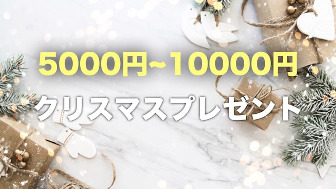 予算1万円以内の彼女へのクリスマスプレゼント集