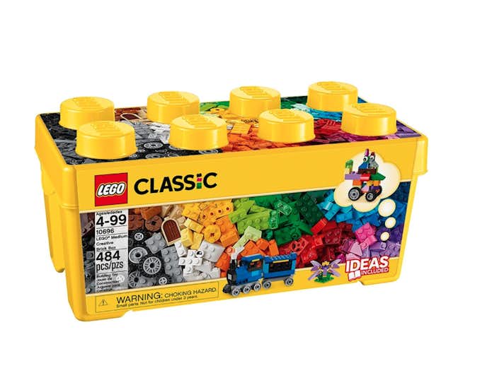 男の子へのクリスマスプレゼントにレゴの黄色のアイディアボックス