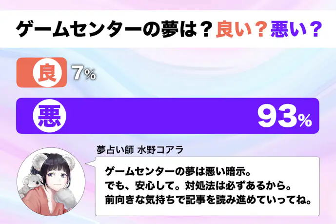 【夢占い】ゲームセンターの夢の意味｜状況別にスピリチュアル的な暗示を診断！      