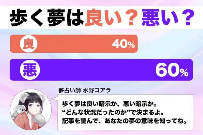 【夢占い】歩く夢の意味|状況別にスピリチュアル的な暗示を診断!