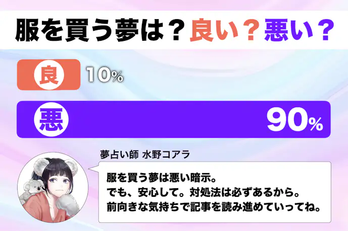 【夢占い】服を買う夢の意味|状況別にスピリチュアル的な暗示を診断!