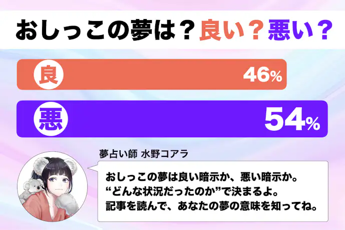 【夢占い】おしっこの夢の意味|状況別にスピリチュアル的な暗示を診断!