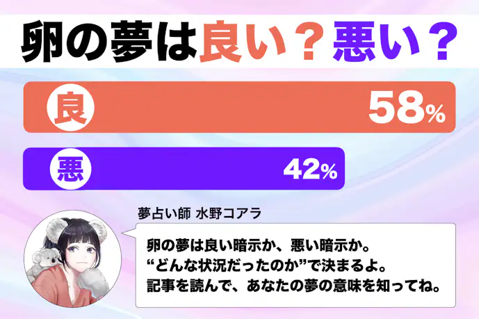 【夢占い】卵の夢の意味|状況別にスピリチュアル的な暗示を診断!