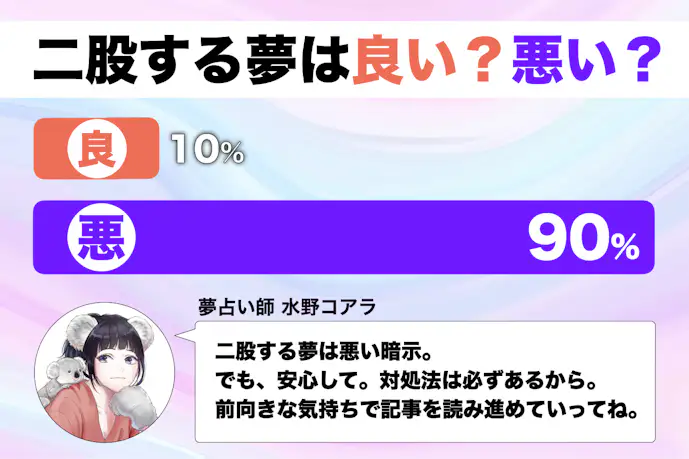 【夢占い】二股する夢の意味｜状況別にスピリチュアル的な暗示を診断！      