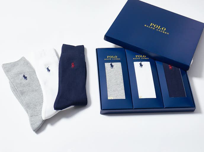 おすすめの靴下はPOLO RALPH LAUREN