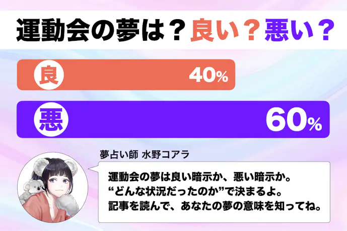 【夢占い】運動会の夢の意味|状況別にスピリチュアル的な暗示を診断!