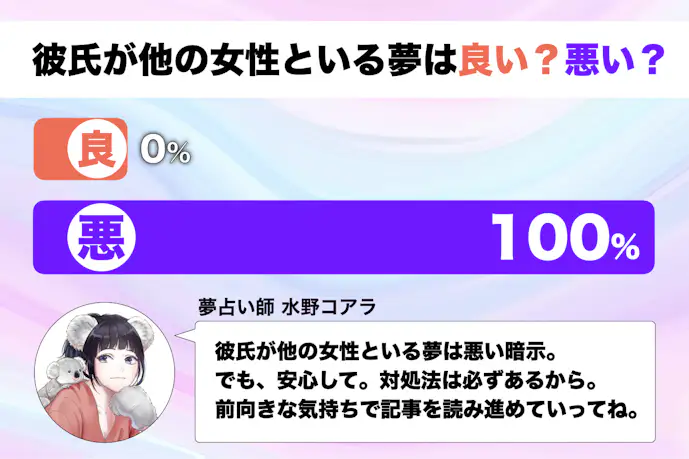 【夢占い】彼氏が他の女性といる夢の意味|状況別にスピリチュアル的な暗示を診断!