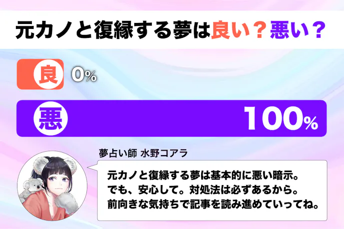 夢占い 元カノと復縁する夢の意味 状況別にスピリチュアル的な暗示を診断 Smartlog夢占い 夢占い 元カノと復縁する夢の意味 状況別にスピリチュアル的な暗示を診断 Smartlog夢占い