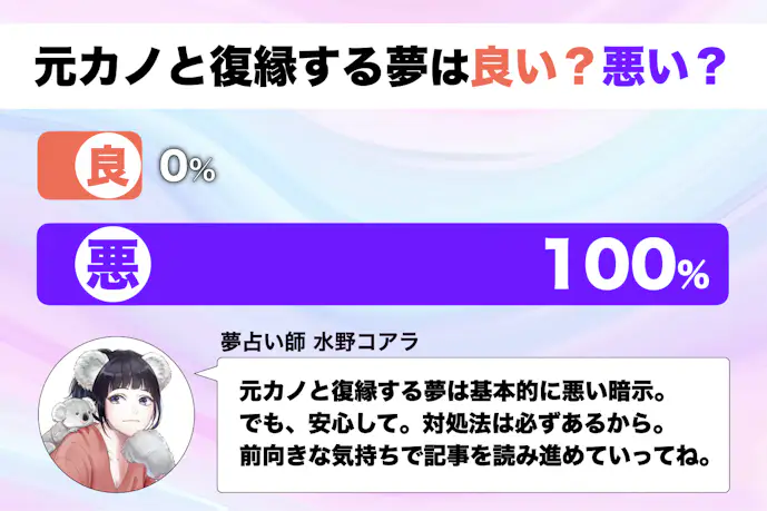 【夢占い】元カノと復縁する夢の意味|状況別にスピリチュアル的な暗示を診断!