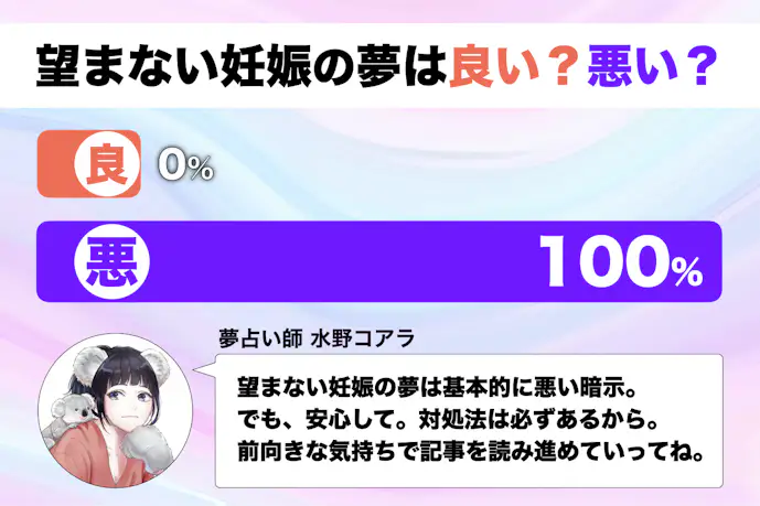 【夢占い】望まない妊娠をする夢の意味｜状況別にスピリチュアル的な暗示を診断！