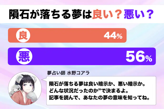 【夢占い】隕石が落ちる夢の意味|状況別にスピリチュアル的な暗示を診断!