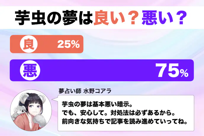 【夢占い】芋虫の夢の意味｜状況別にスピリチュアル的な暗示を診断！