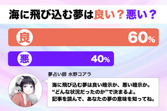 【夢占い】海に飛び込む夢の意味|状況別にスピリチュアル的な暗示を診断!