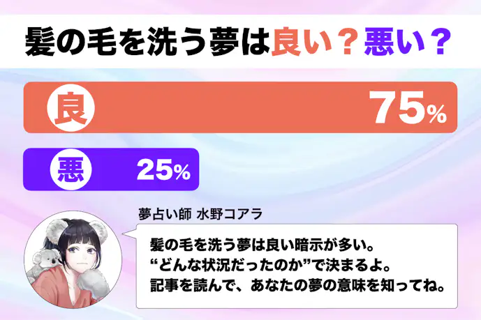 【夢占い】髪の毛を洗う夢の意味|スピリチュアル的な暗示を診断!