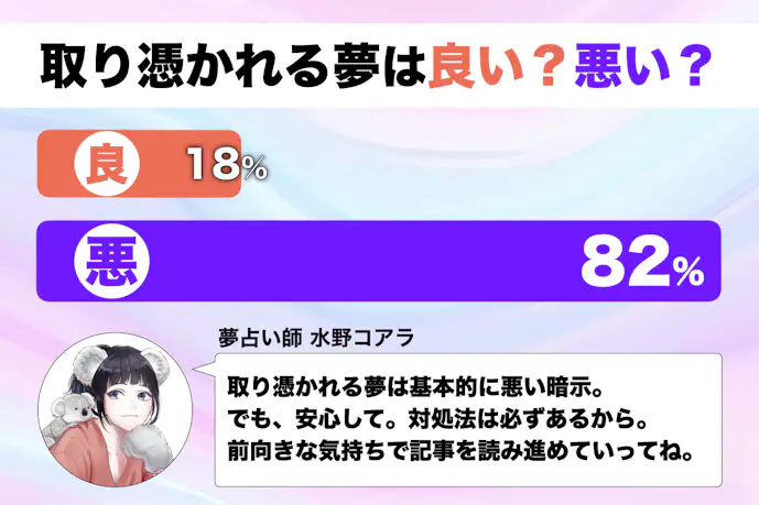 【夢占い】取り憑かれる夢の意味|スピリチュアル的な暗示を診断!