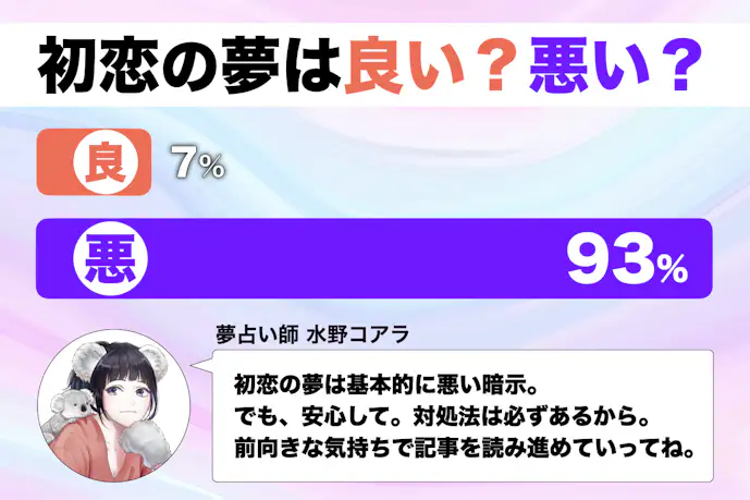 【夢占い】初恋の人の夢の意味｜スピリチュアル的な暗示を診断！