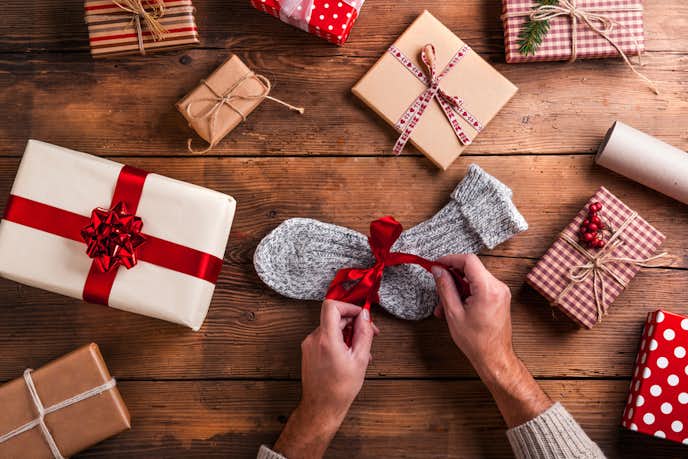 ▼靴下のクリスマスプレゼントの選び方