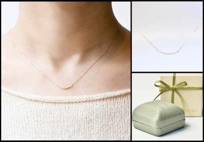 予算2万円台で彼女に贈るネックレスのプレゼントはsowi(ソーイ)のMETEOR TRAIL ストレート ネックレス