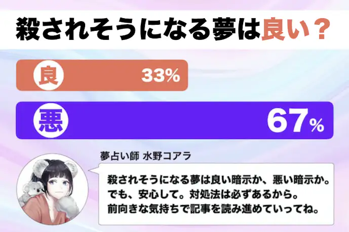 【夢占い】殺されそうになる夢の意味|スピリチュアル的な暗示を診断!