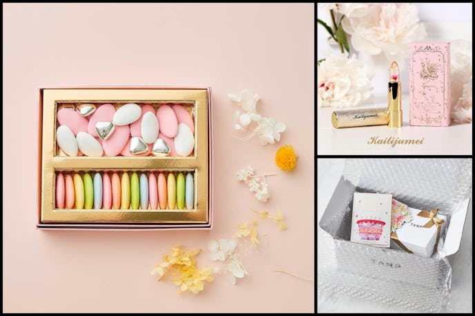一年記念日に彼女に贈るおすすめのチョコレートはフランス産ドラジェ&フラワーティントリップセット