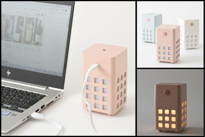 彼女へのクリスマスプレゼントにおすすめの加湿器BRUNOのパーソナル加湿器CUBEMIST