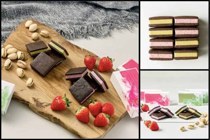 Minimalのおすすめ商品② チョコレートサンドクッキー -苺&ピスタチオ-