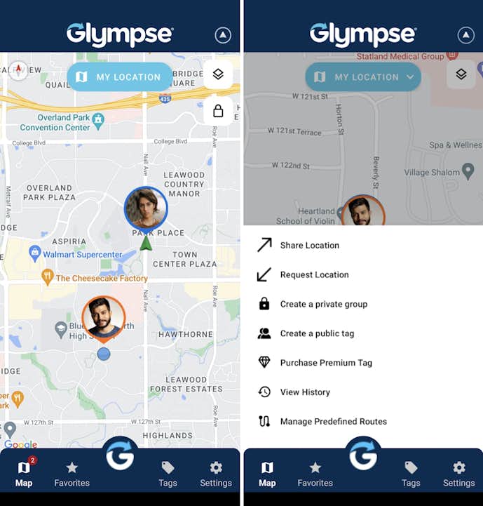 子供の位置情報を確認できるGPSアプリのおすすめは「Glympse」