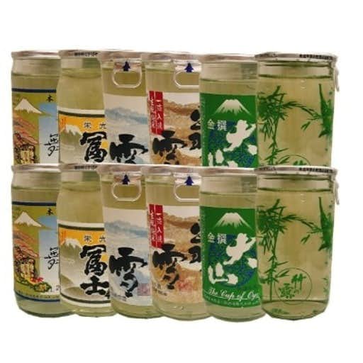 おすすめの山形県鶴岡市のふるさと納税に鶴岡飲み比べ 清酒 カップ 12本セット (6種類×各2本 計12本)