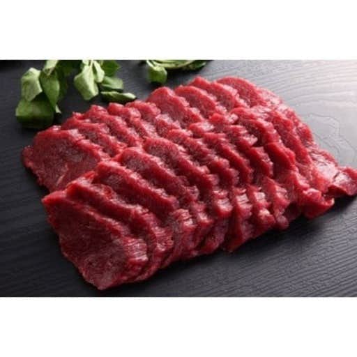 おすすめの福島県会津若松市のふるさと納税に国産馬刺し 赤身 秘伝のタレ付 230g