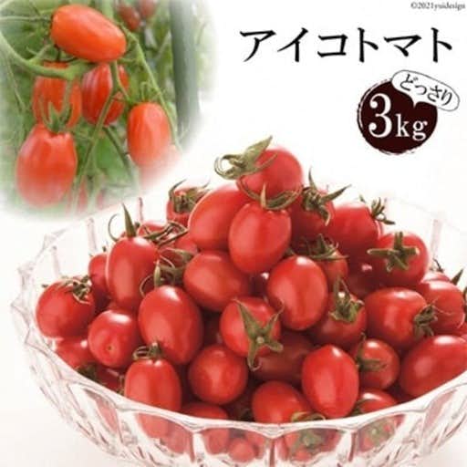 長崎県島原市のおすすめふるさと納税は全国にファンがいる島原のコク旨トマト!!どっさり3キロ　アイコトマト