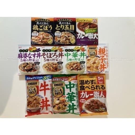おすすめの宮城県加美町のふるさと納税に江崎グリコレトルト食品詰合せ(計10種類)