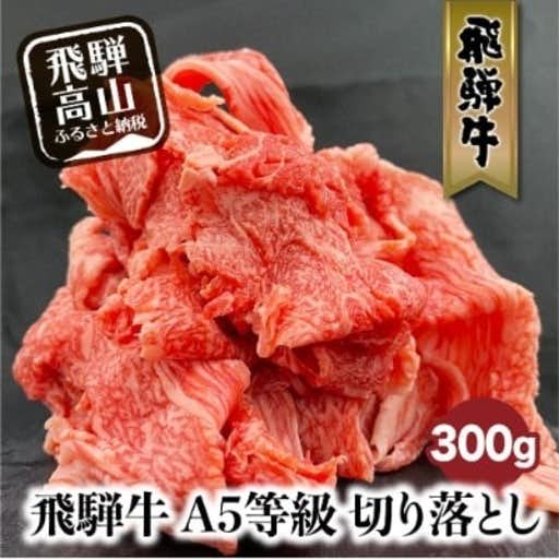 おすすめの岐阜県高山市のふるさと納税にA-5等級飛騨牛切り落とし 300g