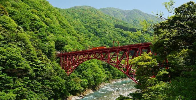 富山県のおすすめ観光スポットは黒部峡谷トロッコ列車