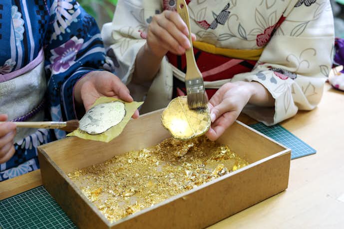 石川のおすすめお出かけスポットは金銀箔工芸さくだ