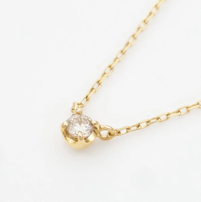 4℃(ヨンドシー)のK10イエローゴールド ネックレス