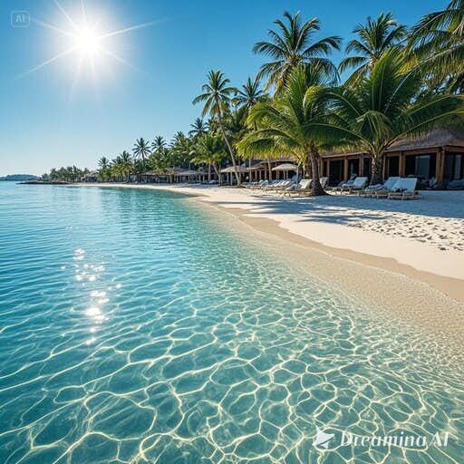 Dreaminaで生成した海の画像