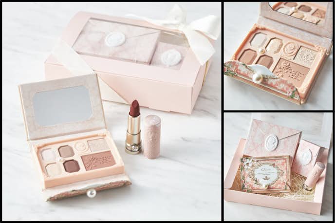 ホワイトデーにおすすめの化粧品:COLORROSE(カラーローズ) 女王のカメオマルチパレット&彫刻リップセット