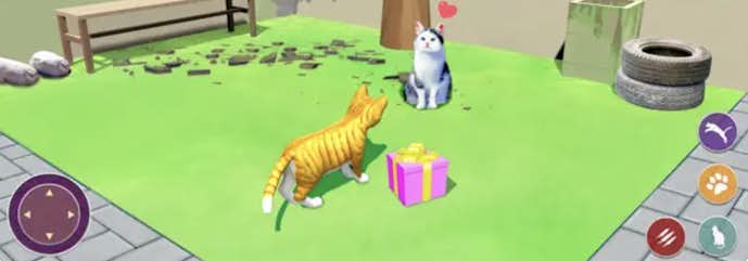 私の仮想ペット猫ゲーム