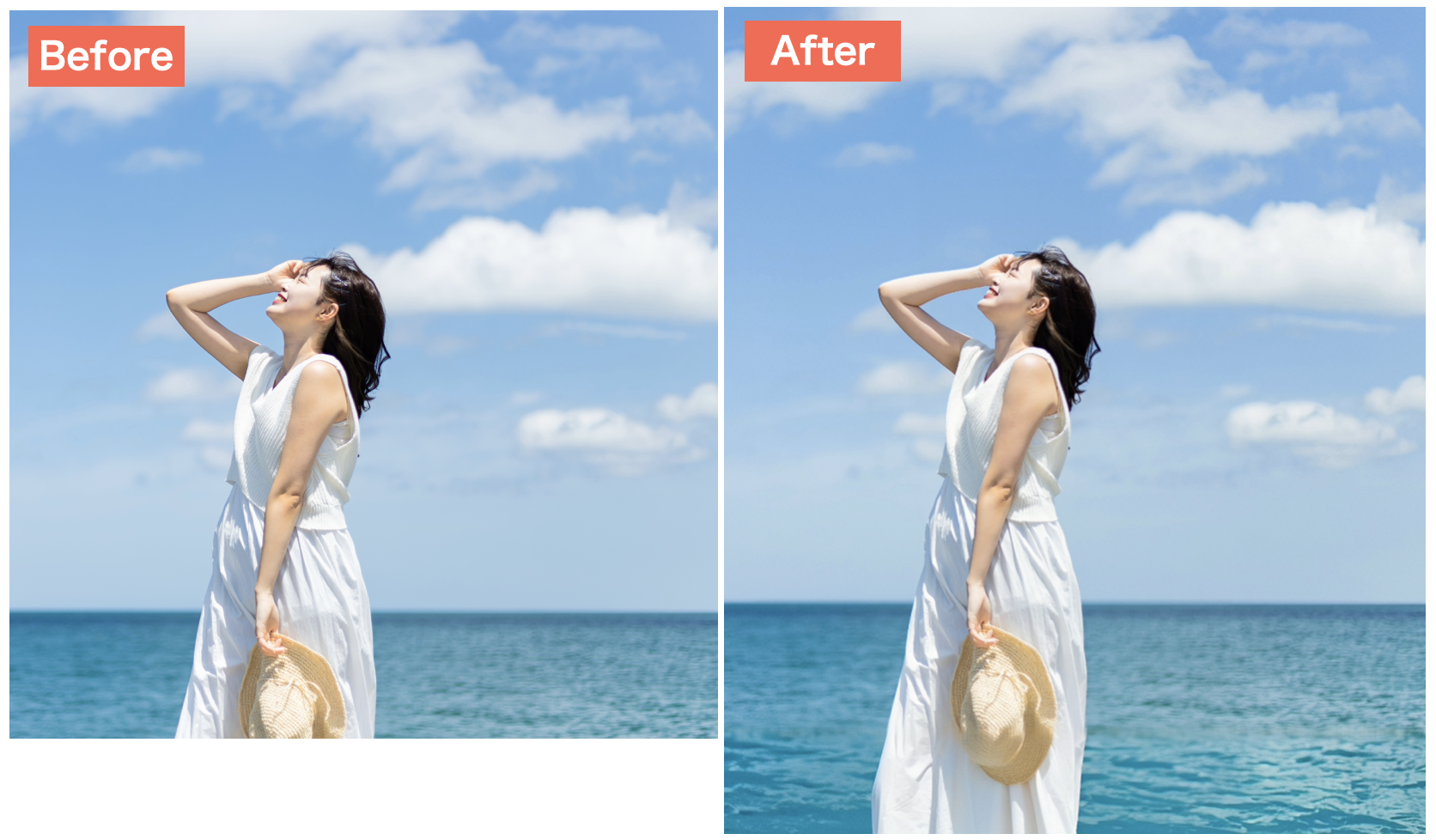 BeautyPlusで背景を拡張した画像