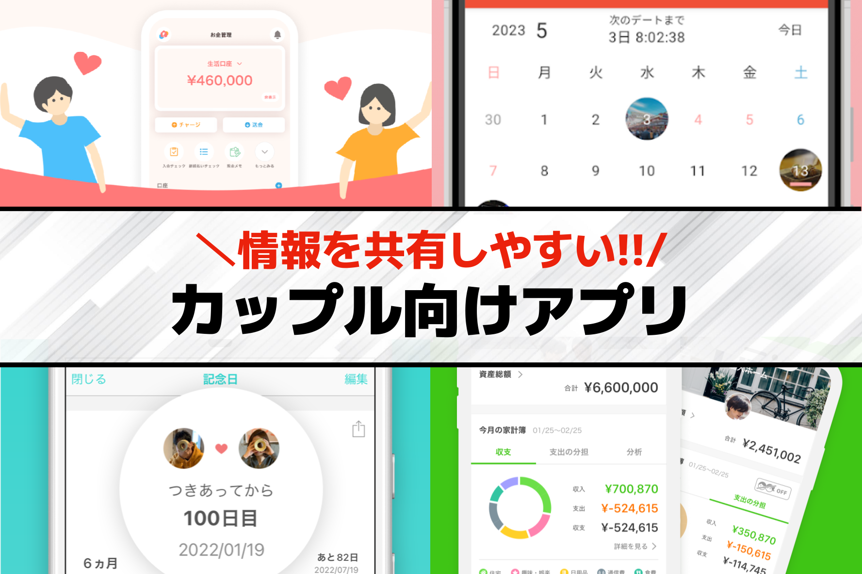 【2025年最新】カップルアプリの...