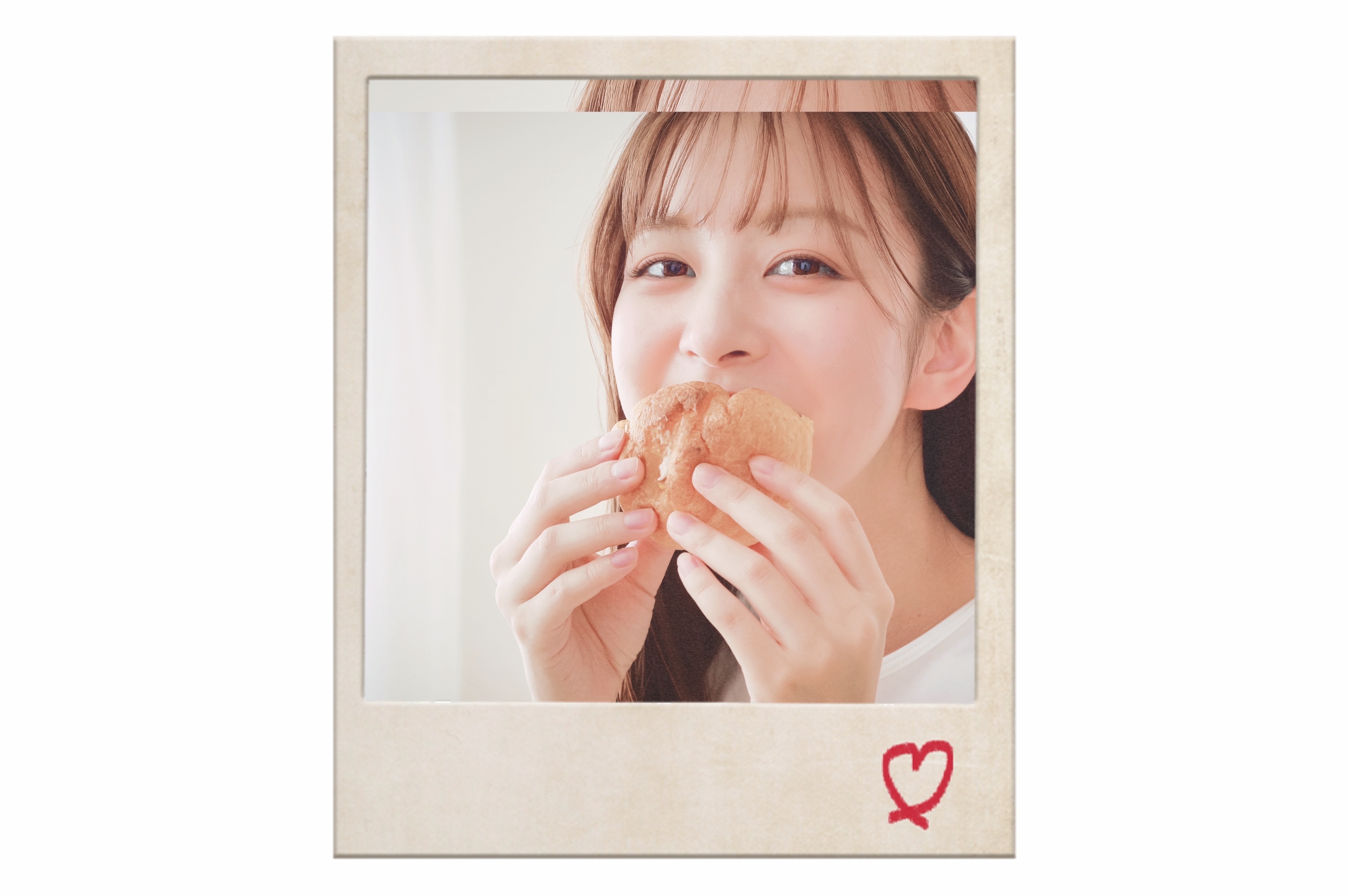 SNOWでフレーム加工した画像