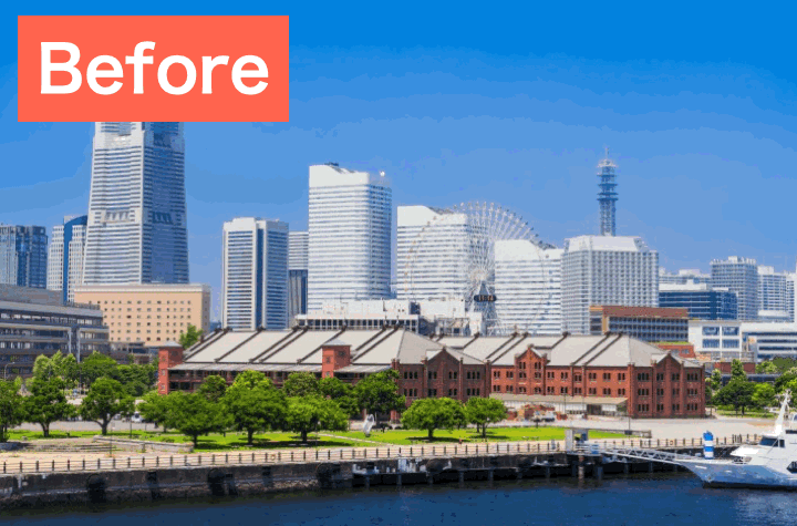 フィルターを使って、ストーリー写真を加工した画像